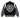 Black and gray varsity jacket with '03' and laurel wreath design on the back, brand 'Shilee' visible.
