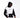 Person wearing a black and white hoodie with a SKZ logo on a white background